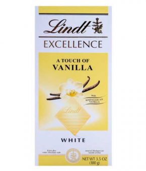 Lindt Excellence A Touch Of Vanilla White 100g
