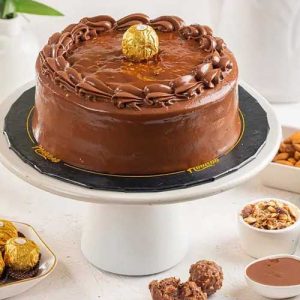 Premium Ferrero Rocher Cake 2Lb - Hobnob