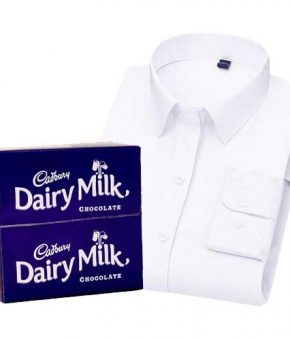 Shirt With Dairy Milk Box
