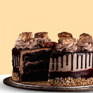 Snickers Chocolate Cake 2 LB - Bread And Beyond