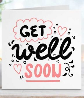 Get Well Soon Card J