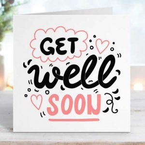 Get Well Soon Card J