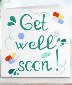 Get Well Soon Card M