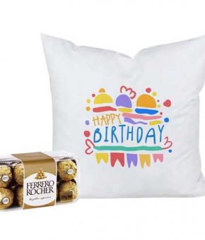 Ferrero With Birthday Cushion