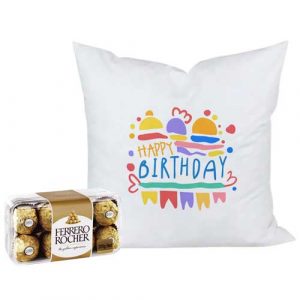 Ferrero With Birthday Cushion