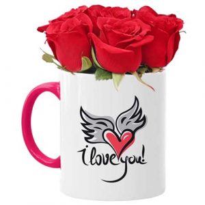 Roses In A Love Mug